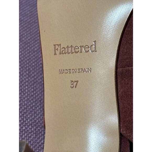 Flattered Franchesca Slingback Heels in Rust 37 Womens Pumps Shoes - Picture 9 of 11